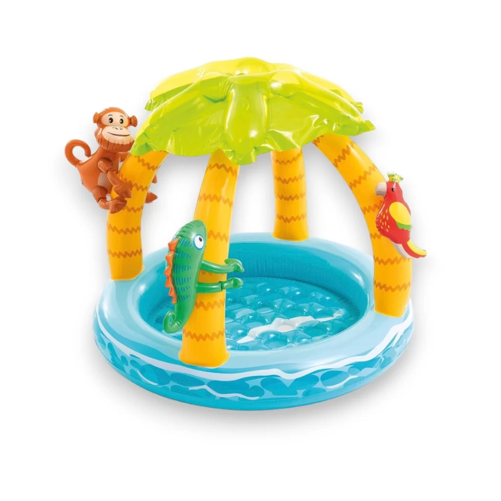 piscina inflable jungla niño