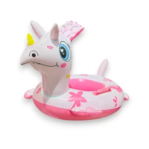 LANCHA DINOSAURIO ROSADO
