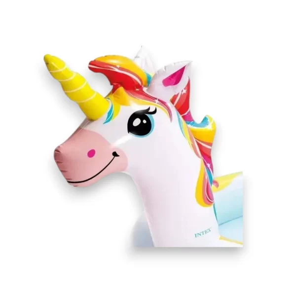 Piscina unicornio con techo intex