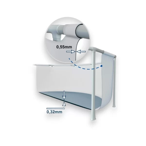 Piscina estructural redonda intex