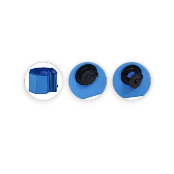 Piscina perro plegable