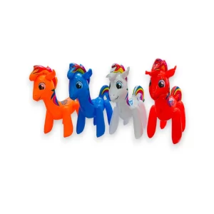 Pony colores inflable