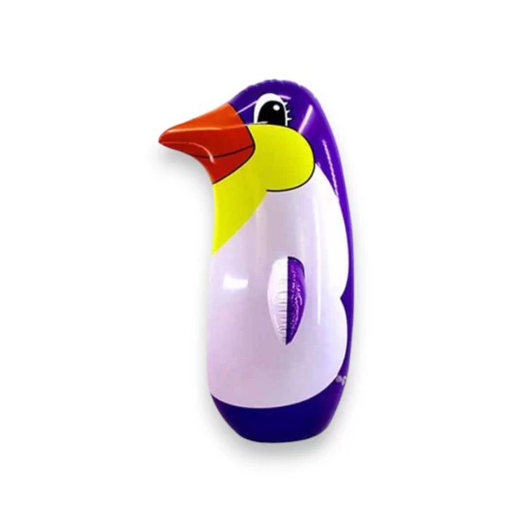 Pingüino inflable arena