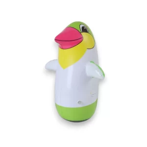 Pingüino inflable arena