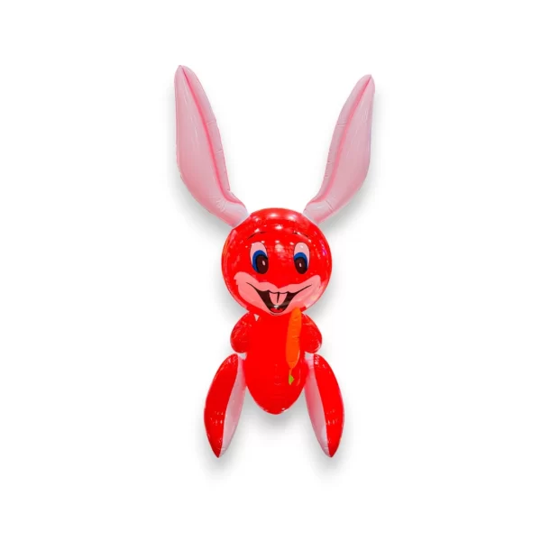 Conejo zanahoria inflable
